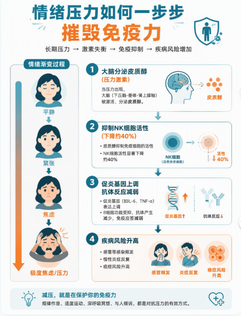 为什么累的时候容易病？答案在你的情绪里