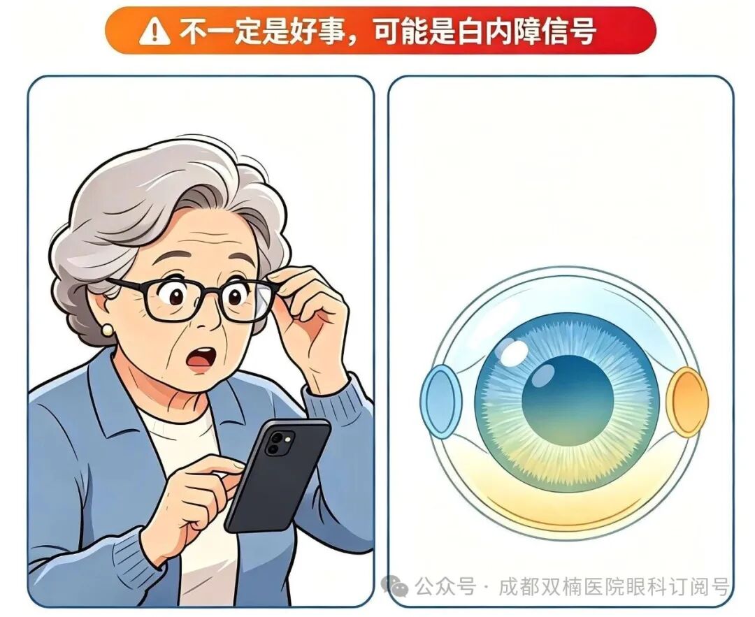 老花眼突然&ldquo;好了&rdquo;？可能是它在&ldquo;搞鬼&rdquo;