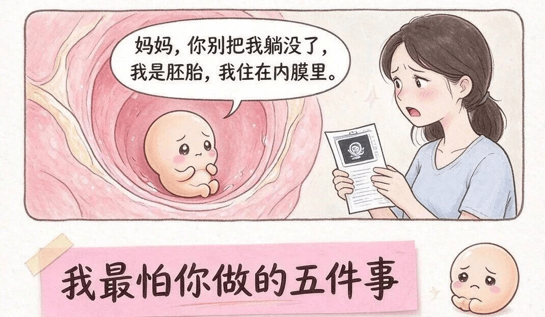 胚胎宝宝：妈妈，你快把我躺没了！